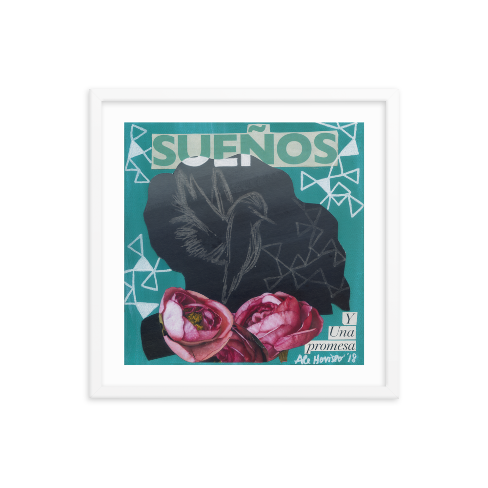 "SUEÑOS" - Framed poster