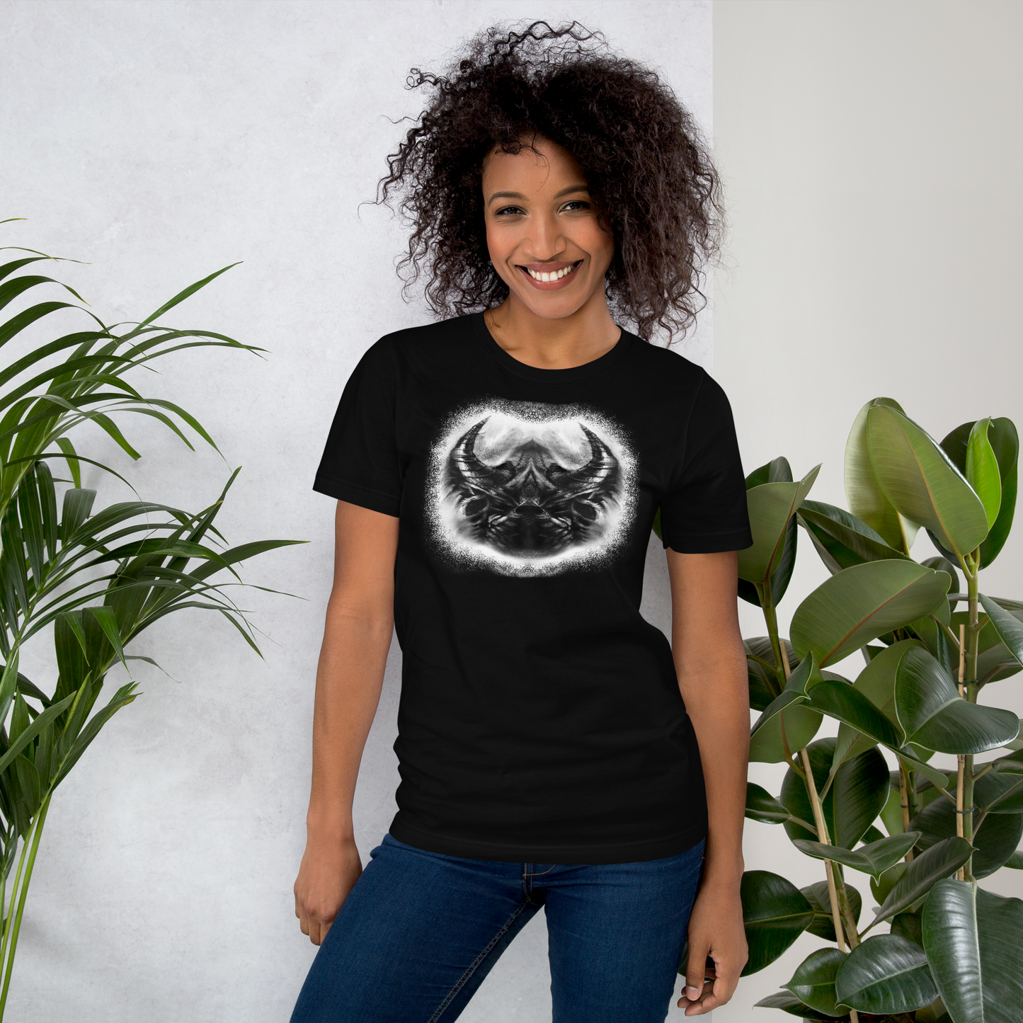"TAURO" Black Unisex t-shirt