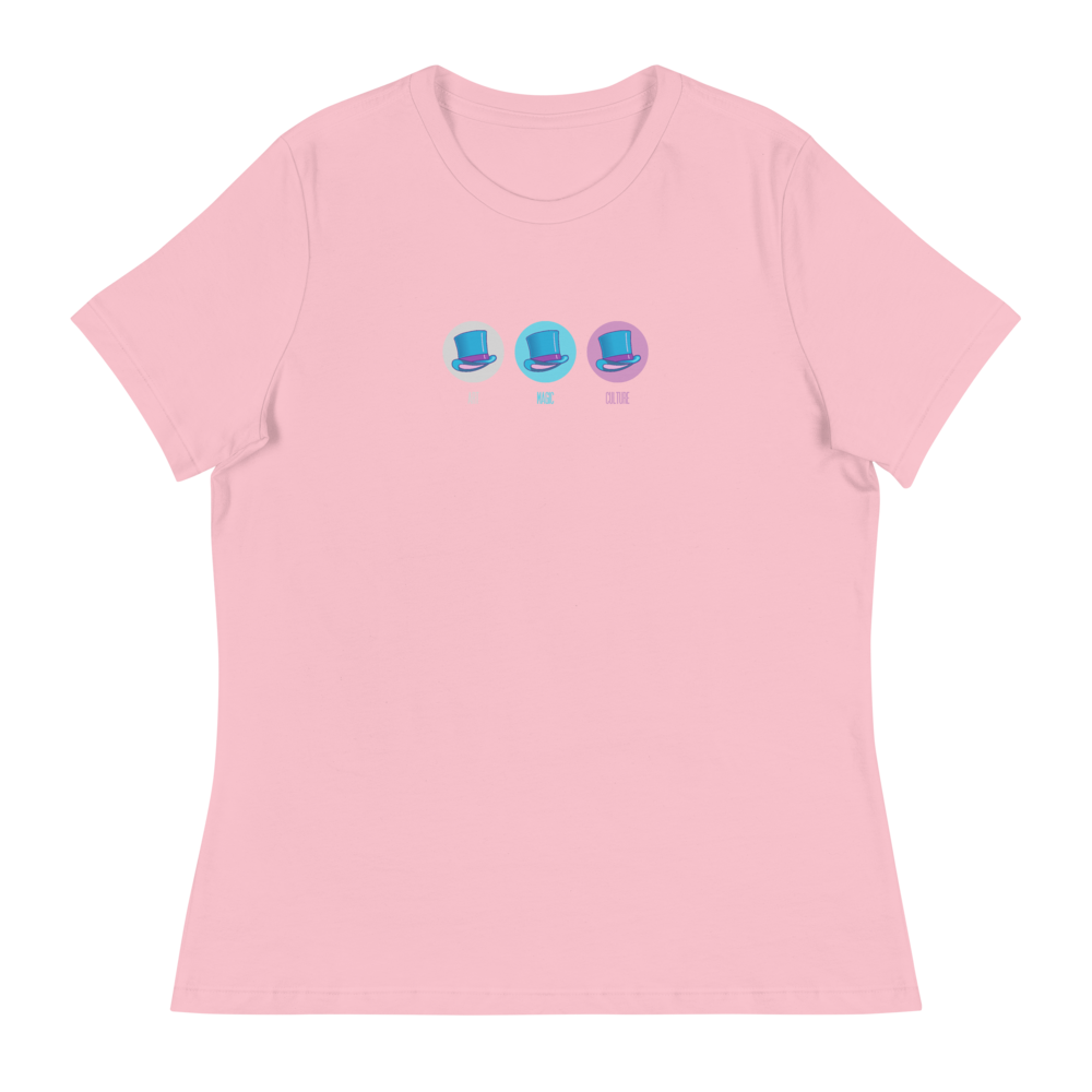 "THREE SELFS" - Women's Relaxed T-Shirt