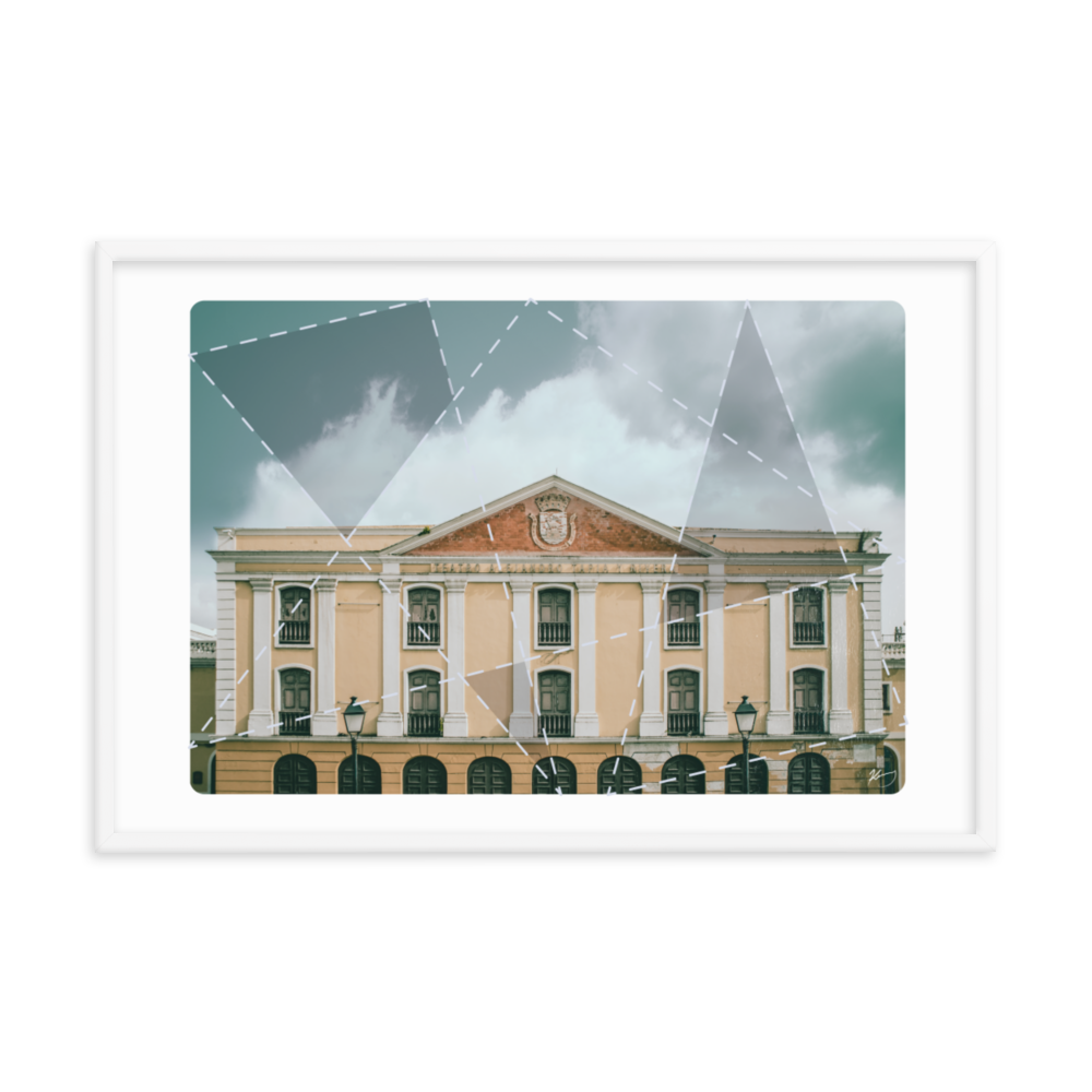 "TEATRO TAPIA" - Framed poster