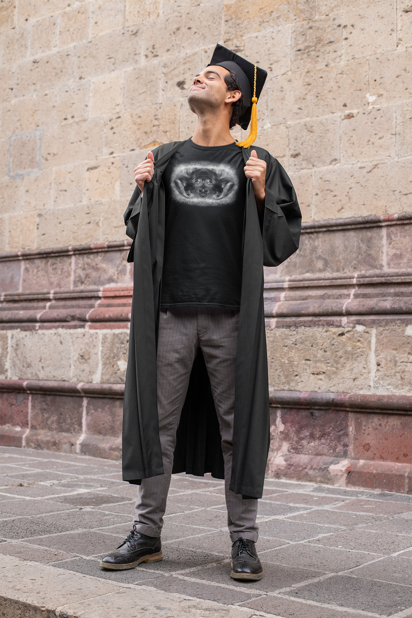 "ACUARIO" Black Unisex t-shirt
