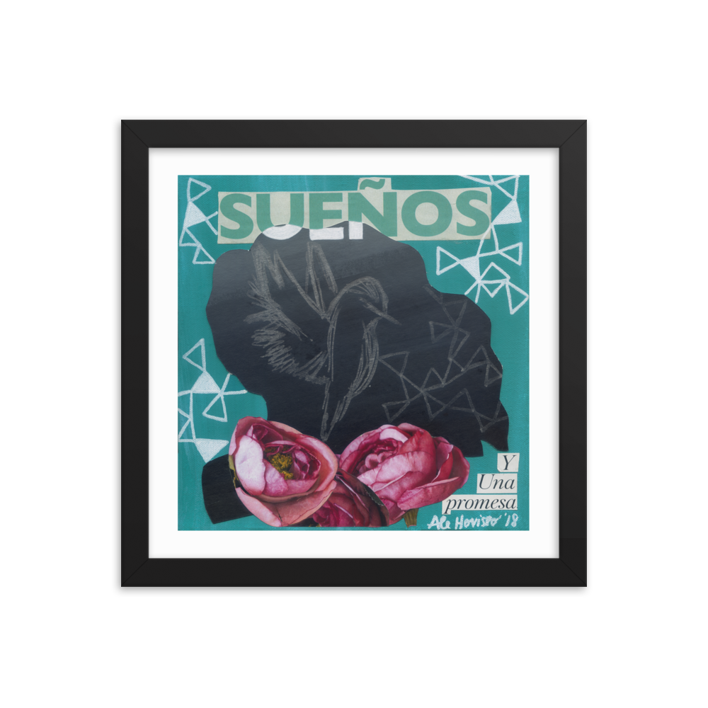 "SUEÑOS" - Framed poster