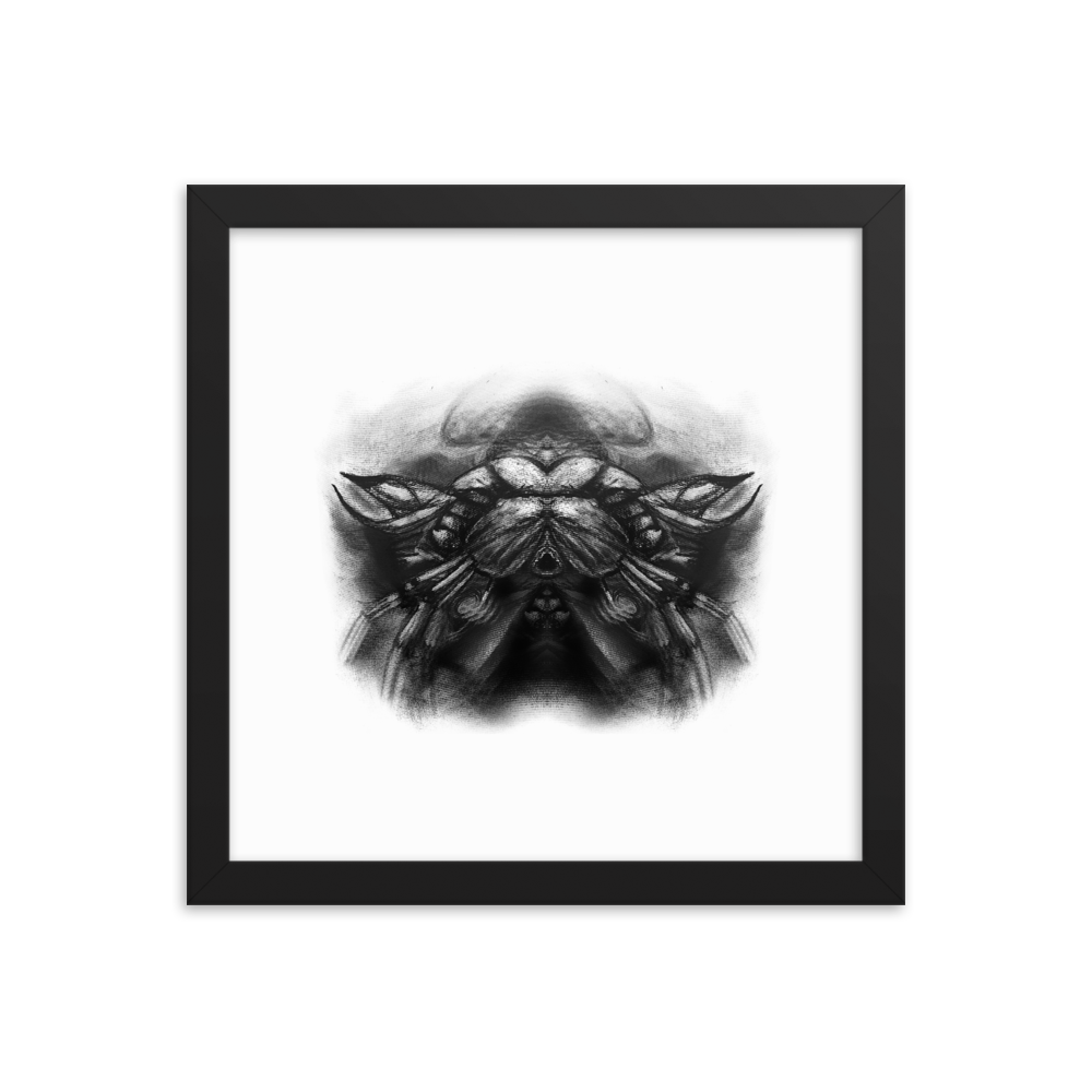 "CANCER" - Framed poster