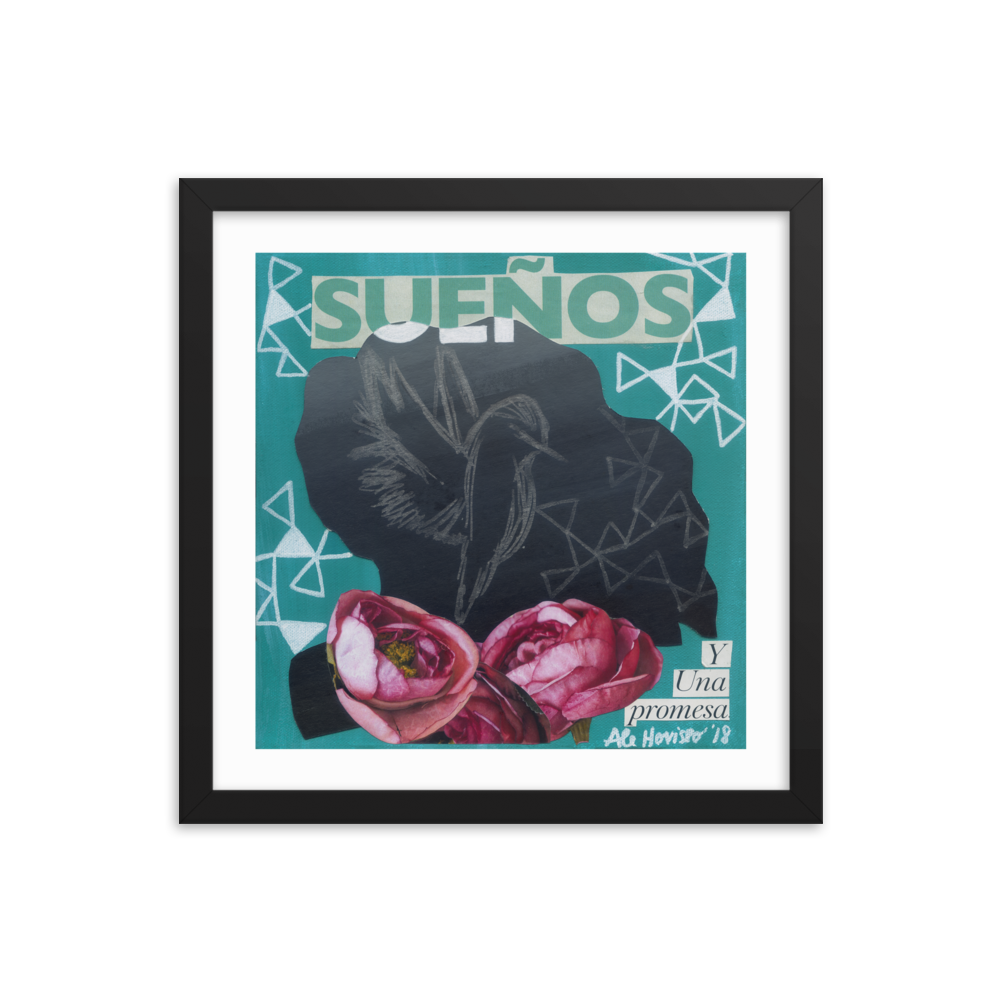 "SUEÑOS" - Framed poster