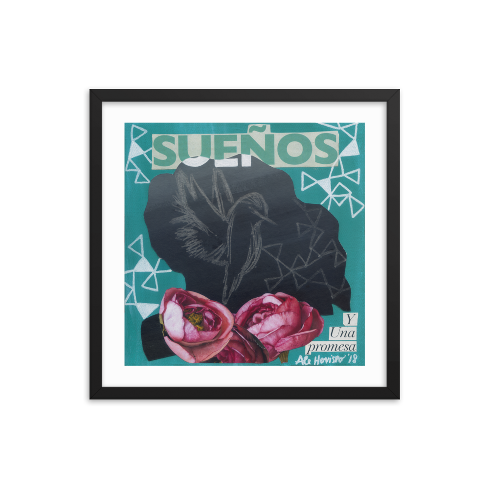 "SUEÑOS" - Framed poster