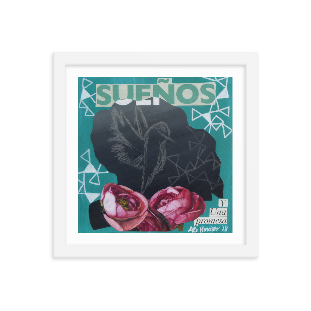 "SUEÑOS" - Framed poster