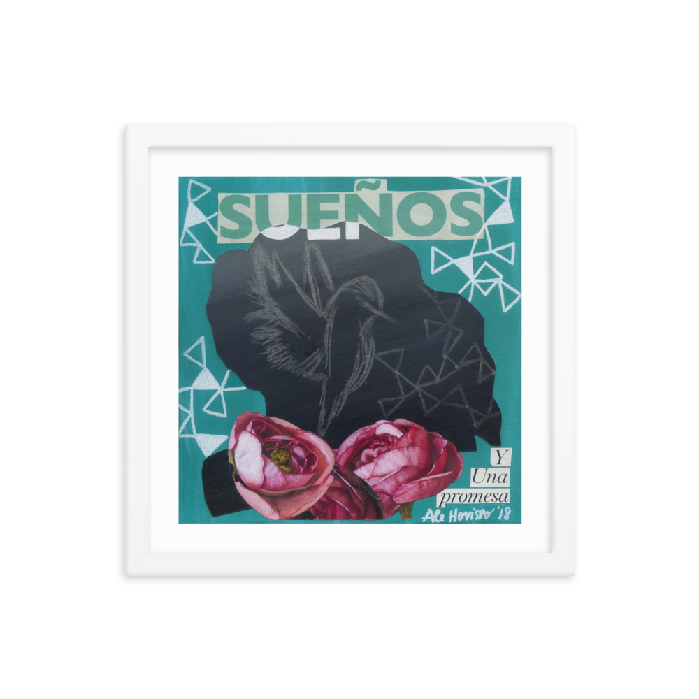 "SUEÑOS" - Framed poster