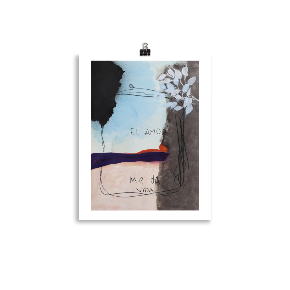 "AVE SOBRE MI" - Poster