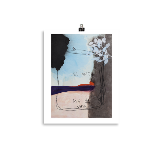 "AVE SOBRE MI" - Poster