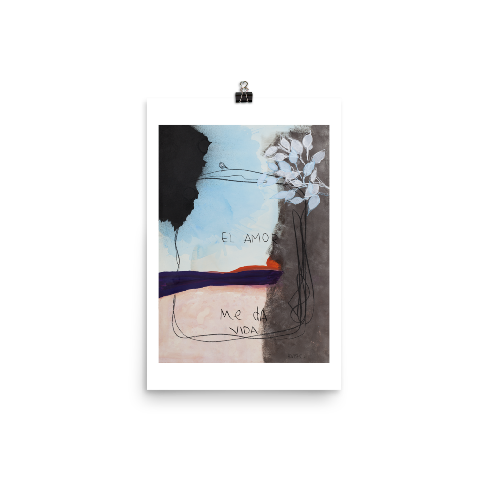 "AVE SOBRE MI" - Poster