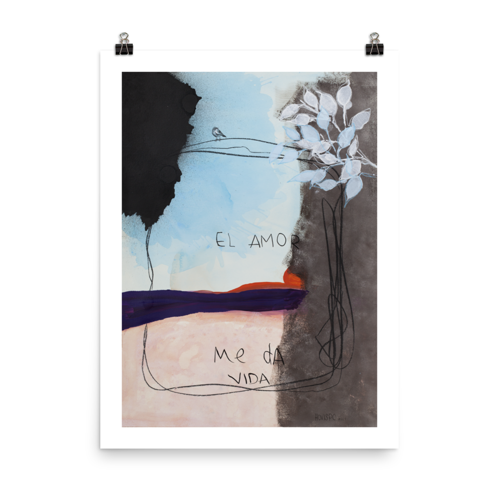 "AVE SOBRE MI" - Poster