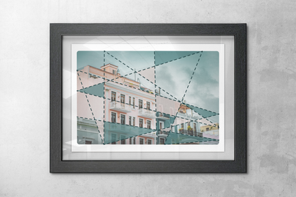 "CALLE DE LA LUNA" - Framed poster