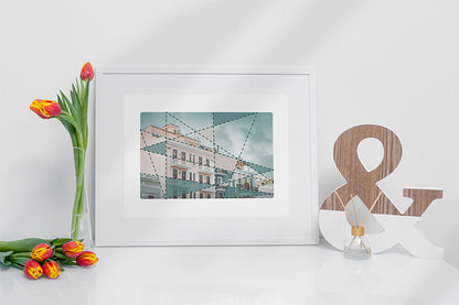 "CALLE DE LA LUNA" - Framed poster