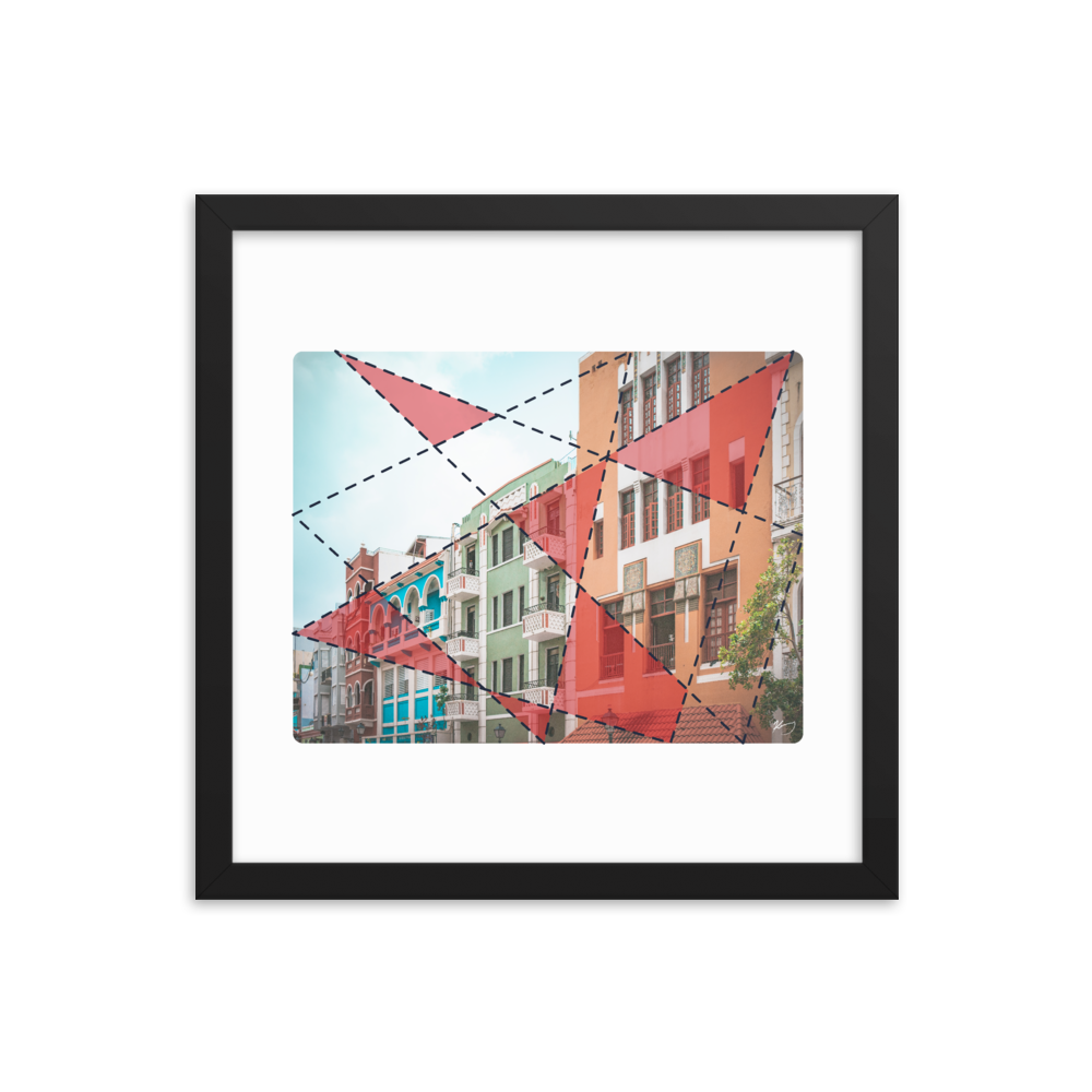 "RECINTO SUR" - Framed poster