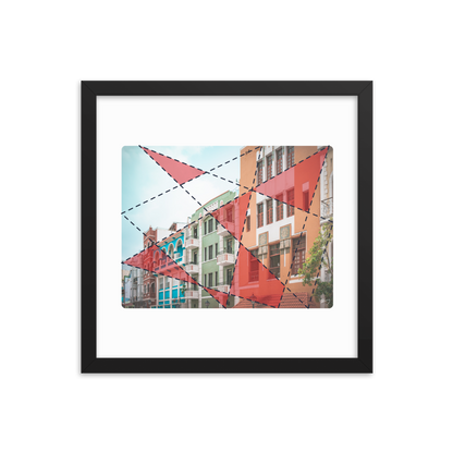 "RECINTO SUR" - Framed poster