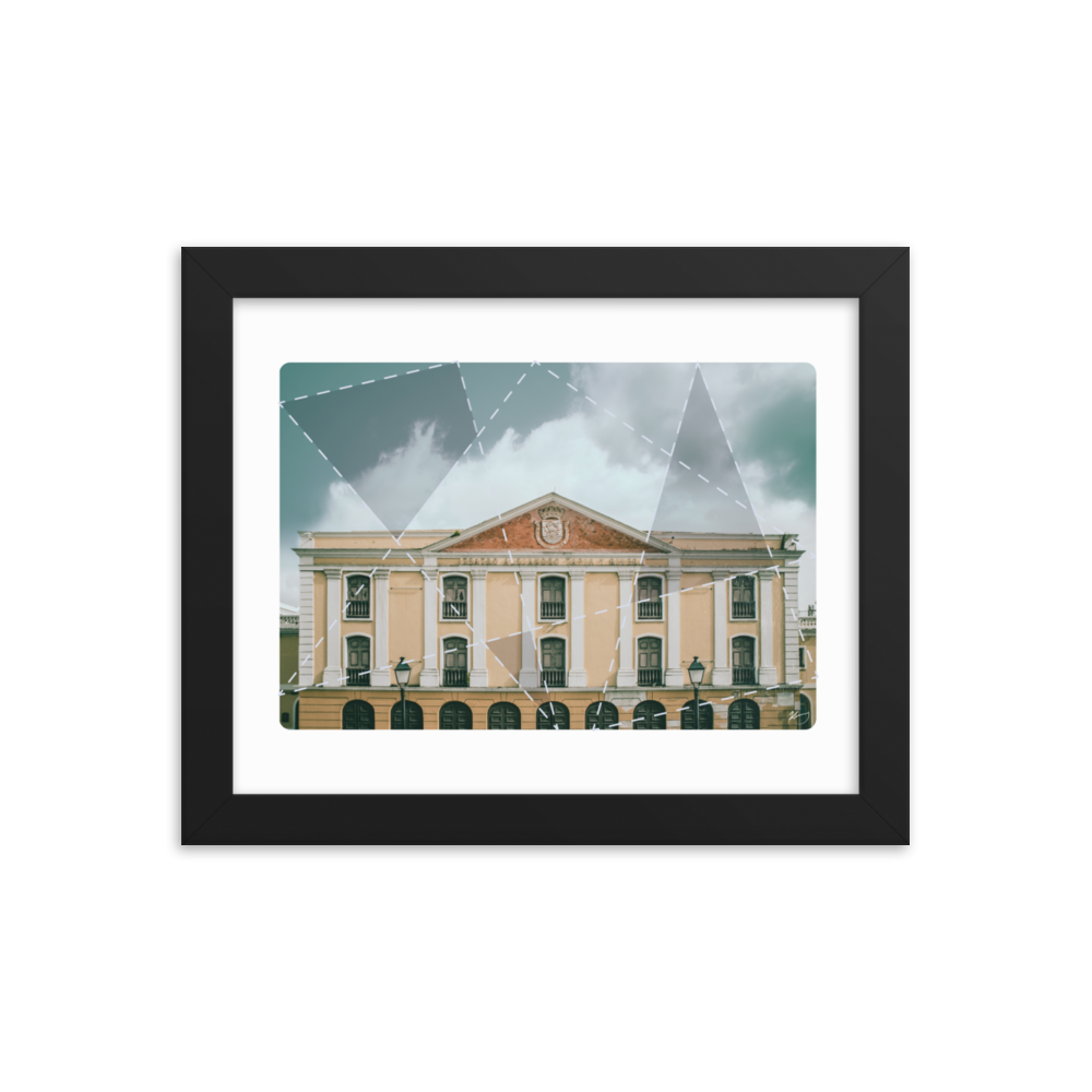 "TEATRO TAPIA" - Framed poster