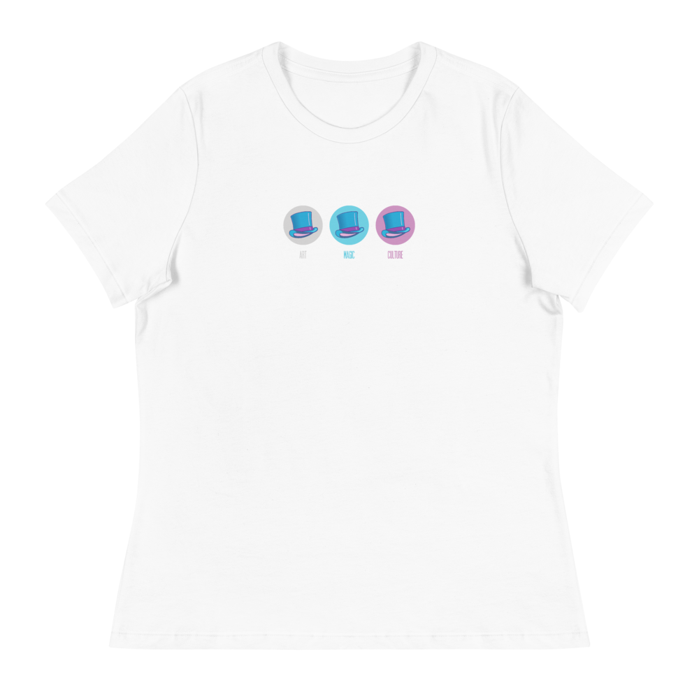 "THREE SELFS" - Women's Relaxed T-Shirt