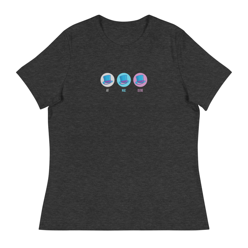 "THREE SELFS" - Women's Relaxed T-Shirt