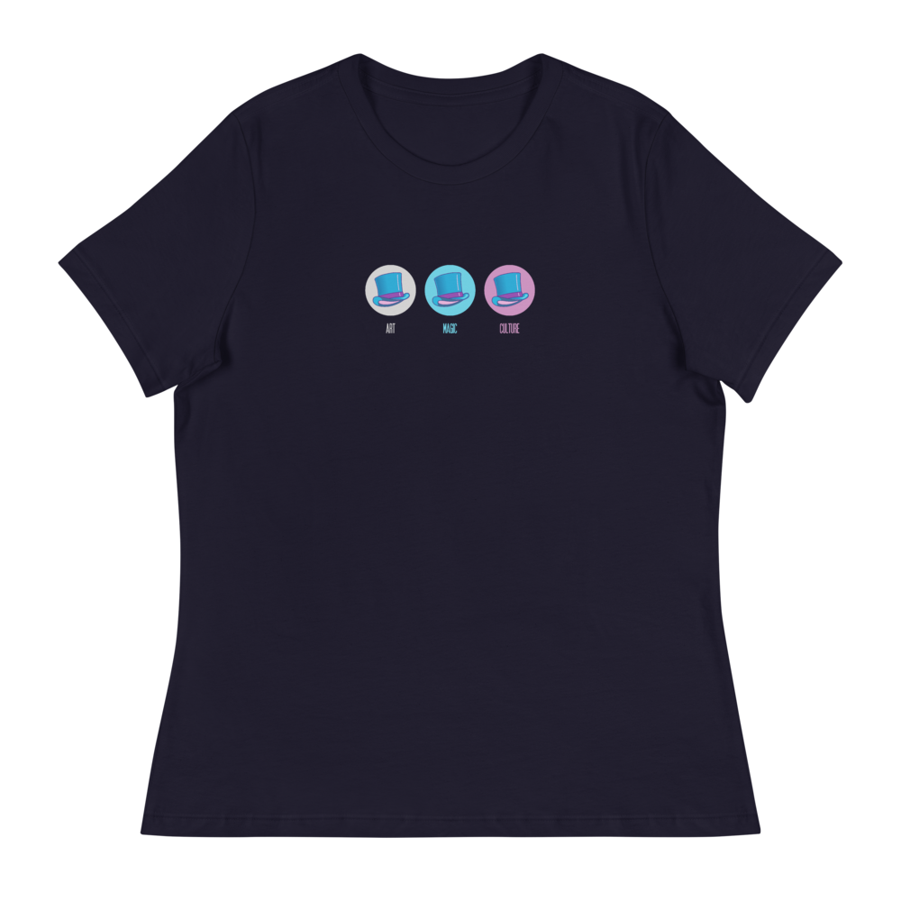"THREE SELFS" - Women's Relaxed T-Shirt