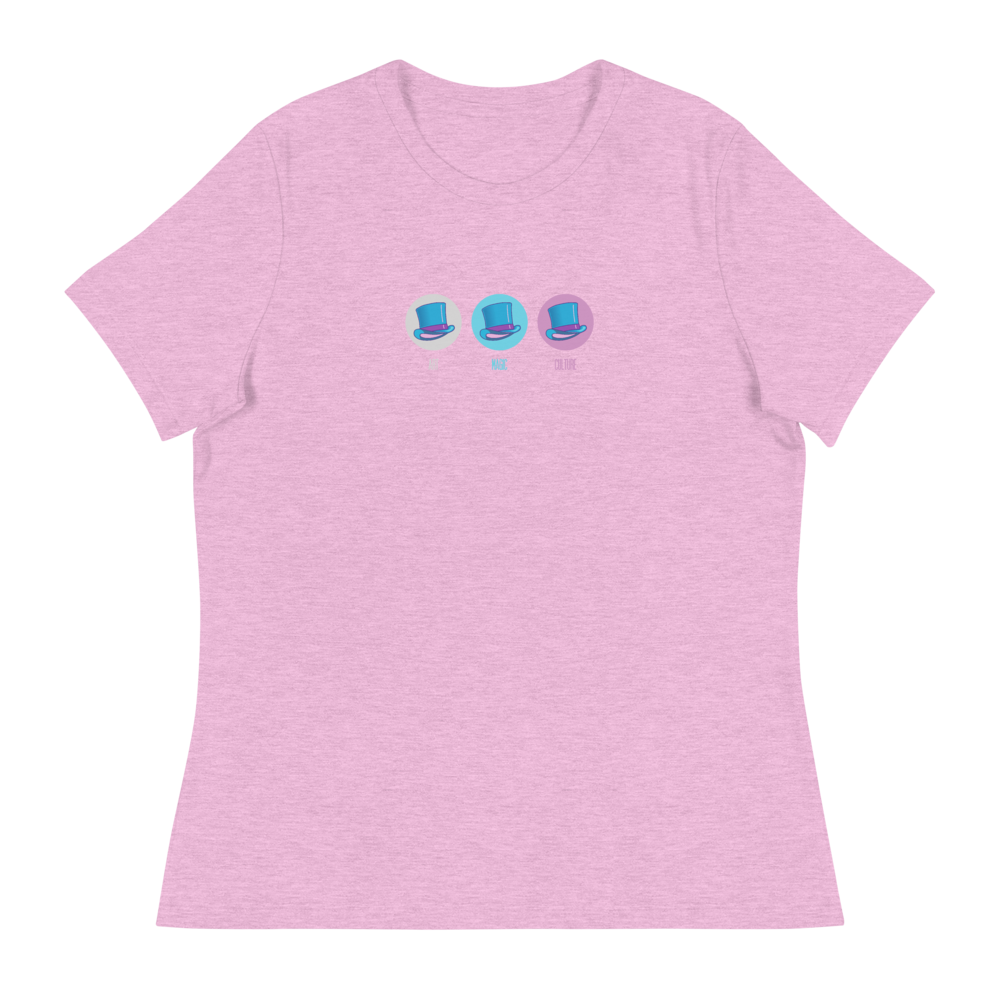 "THREE SELFS" - Women's Relaxed T-Shirt