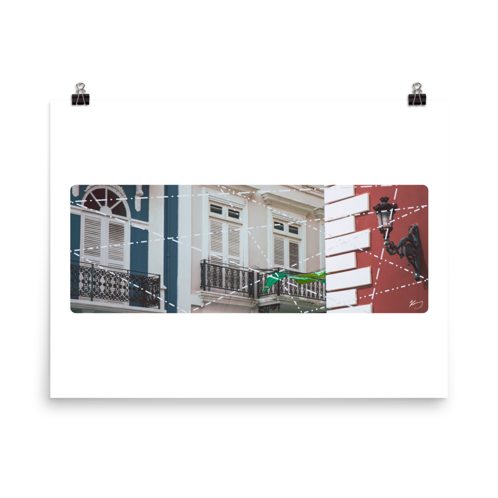 "CALLE DE LA FORTALEZA" - Poster