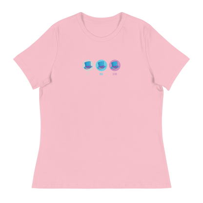"THREE SELFS" - Women's Relaxed T-Shirt