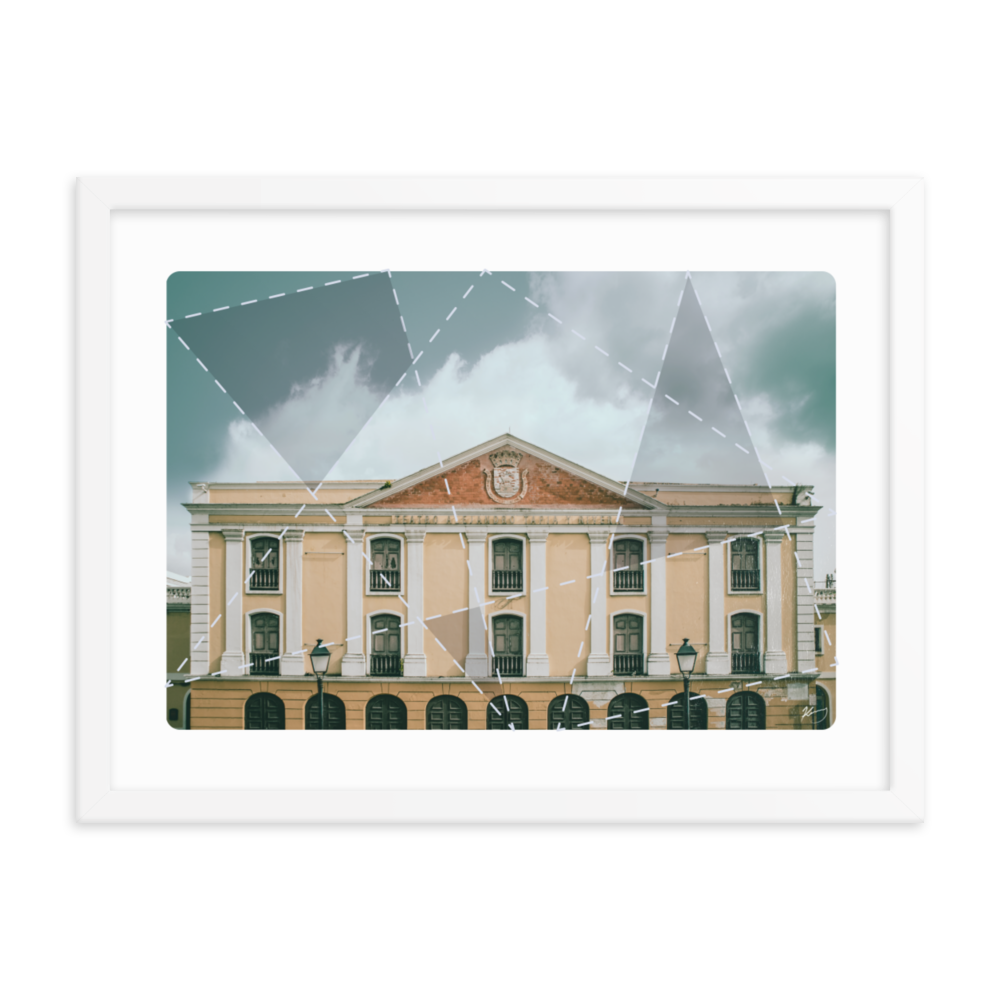 "TEATRO TAPIA" - Framed poster