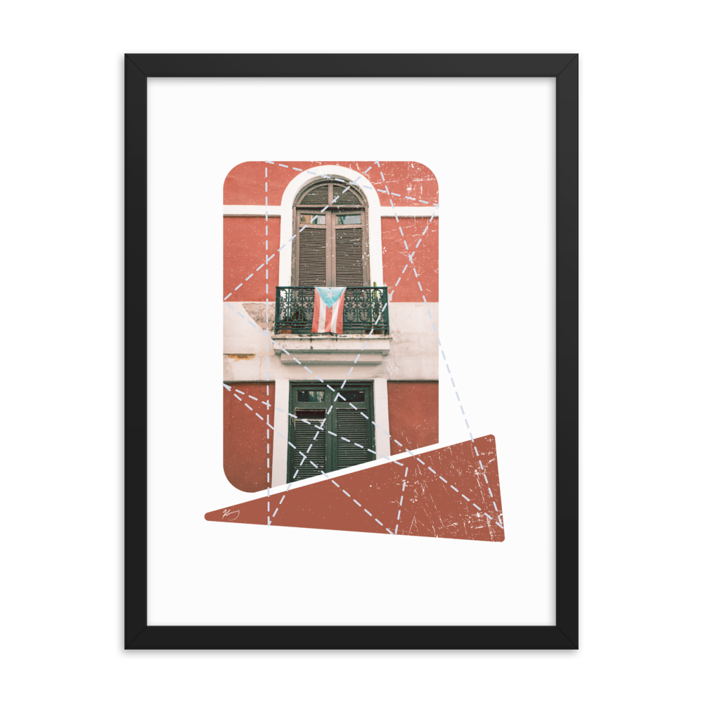 "LA MONOESTRELLADA"  - Framed poster