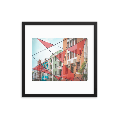 "RECINTO SUR" - Framed poster