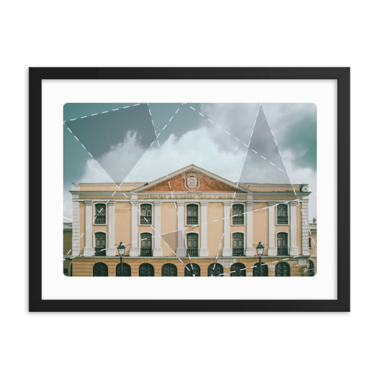 "TEATRO TAPIA" - Framed poster