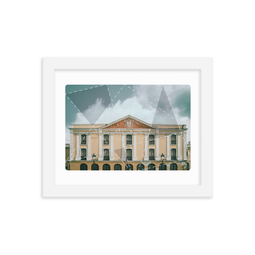 "TEATRO TAPIA" - Framed poster