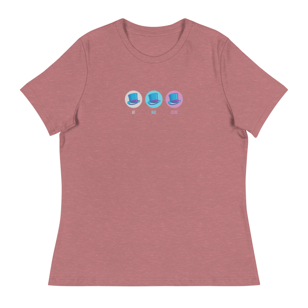 "THREE SELFS" - Women's Relaxed T-Shirt