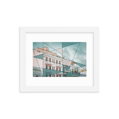 "CALLE DE LA LUNA" - Framed poster