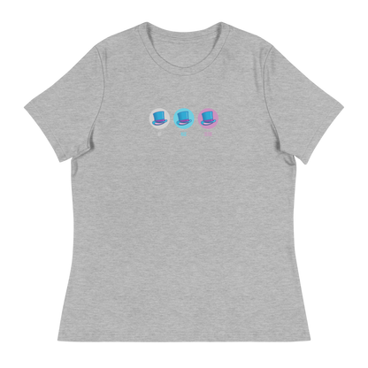 "THREE SELFS" - Women's Relaxed T-Shirt