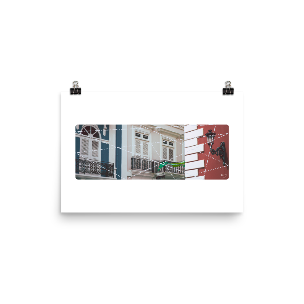 "CALLE DE LA FORTALEZA" - Poster