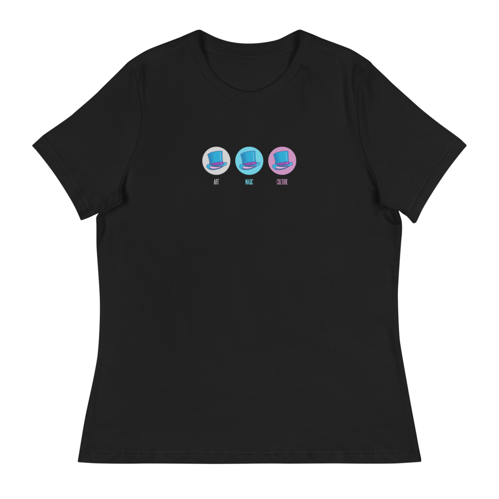 "THREE SELFS" - Women's Relaxed T-Shirt