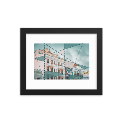 "CALLE DE LA LUNA" - Framed poster
