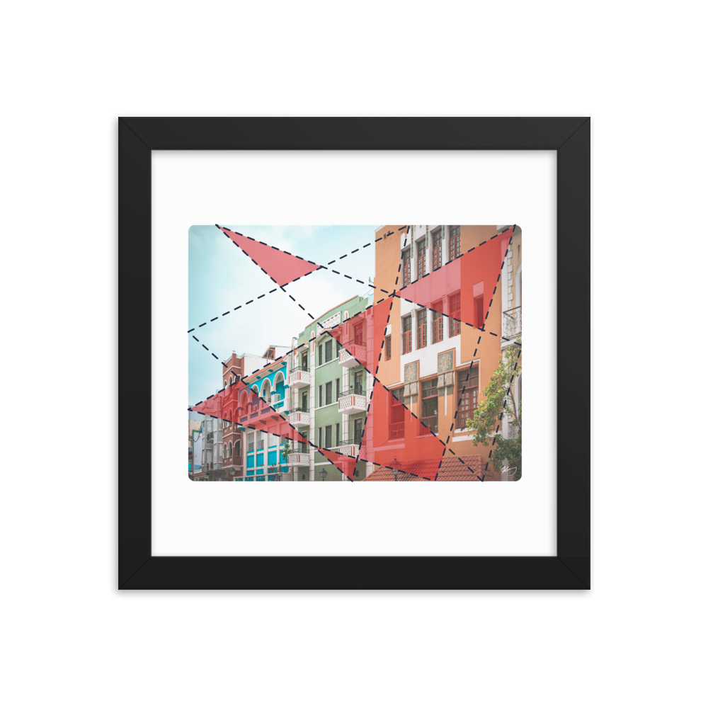 "RECINTO SUR" - Framed poster