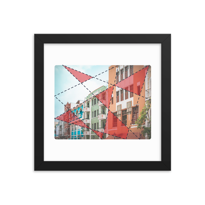 "RECINTO SUR" - Framed poster
