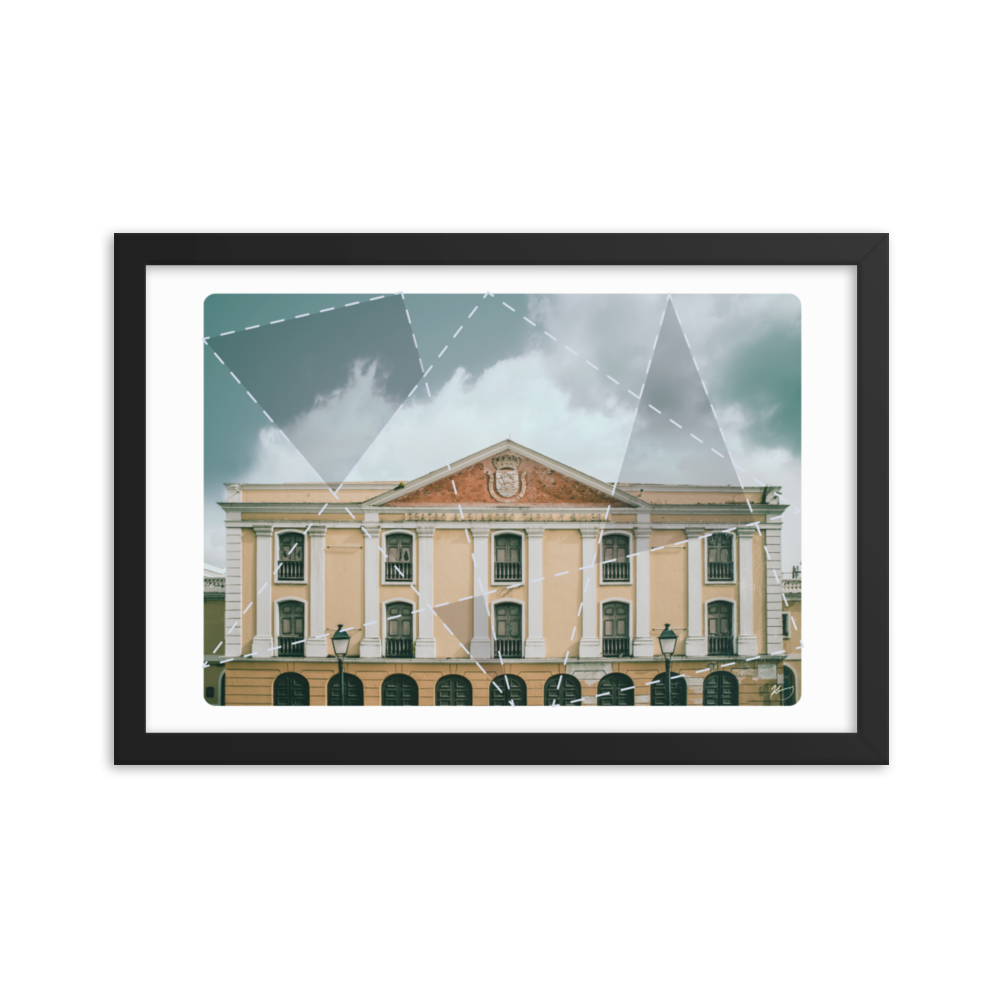 "TEATRO TAPIA" - Framed poster